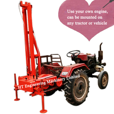 Use External Power Portable Shallow Water Well Drilling Rig