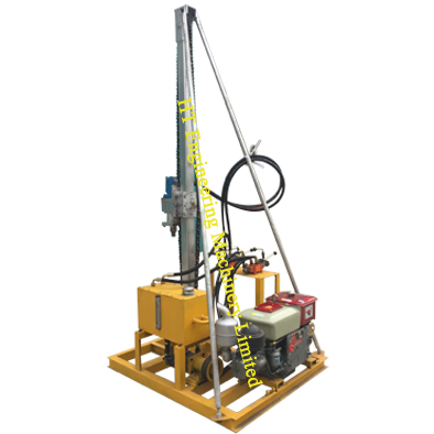 Core Sample Drilling Rig With Pressure Adding To Power Head