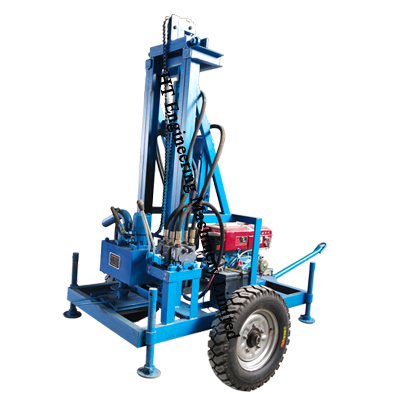 Small Water Well Mobile Percuss Drill Rig For Sale