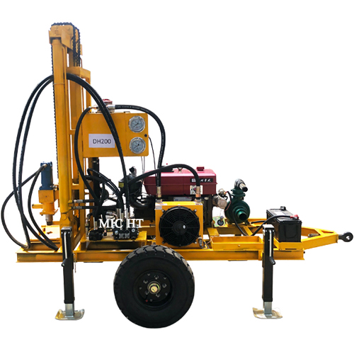 200M Water Well Rotary Drill Rig For 200mm