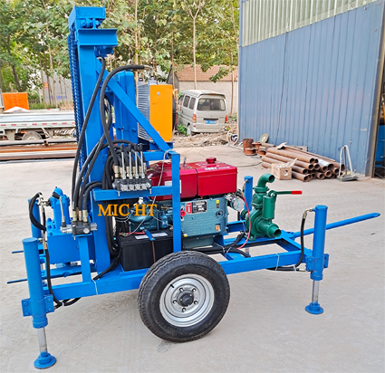 Water Well Drilling Rig Machine China Hydraulic Diesel