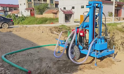 Water Well Drilling Process 1 Install And Connect Water Pipes