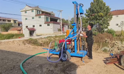 Water Well Drilling Rig Machine Operation Process 2