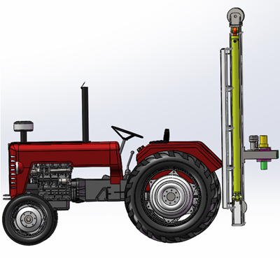 Plataforma de perforación de pozos de agua montada en tractor a la venta