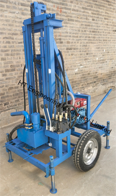 Well Water Mobile Hydraulic Borehole Drilling Rig Machine