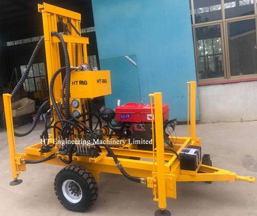 200M Water Well Rotary Drill Rig For 200mm