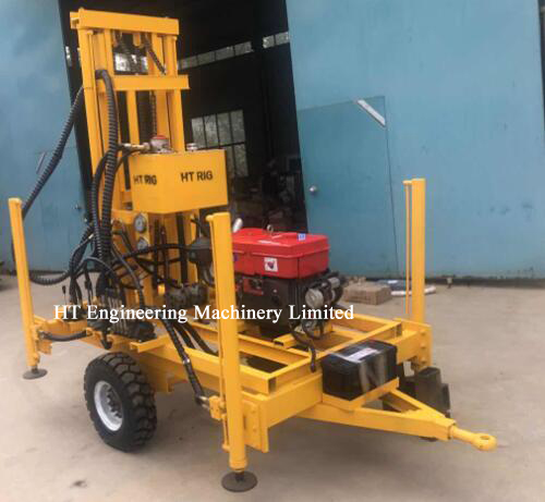 Trailer Mounted Water Well Rotary Drilling Rig
