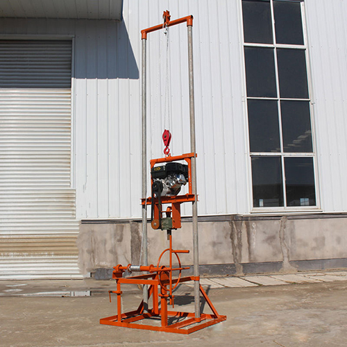 Hot Sale 4KW 60m Foldable Small Portable Gasoline Water Well Drilling Rig