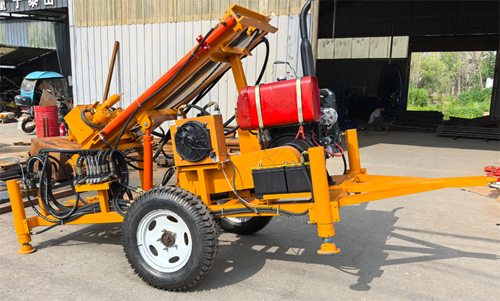 Water well drilling machine operation video DH150 DH180