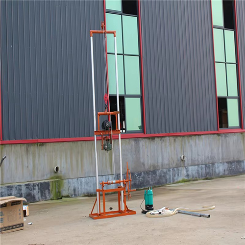 Lightweight Small Portable 80m 100m Depth Gasoline/Diesel Mini Manual Rotary Boring Water Well Drill